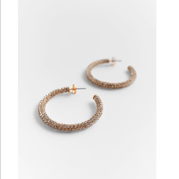 Zara Jewelry - Sparkly hoops earrings